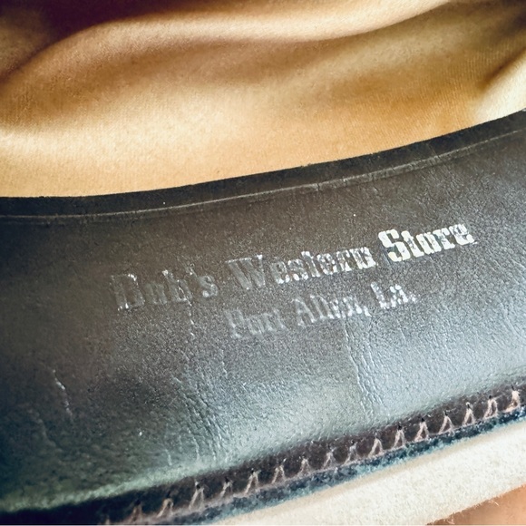 RESISTOL Vintage 70s Cowboy Hat 7 1/4 with some wear XXX BEAVER - Picture 7 of 12